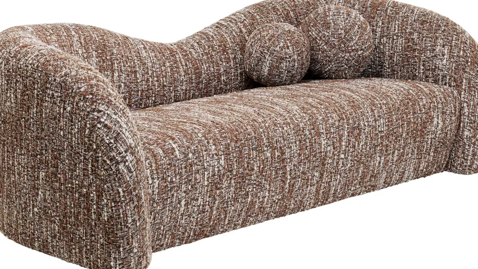 KARE Design Bank 2-zits Livia Melange Brown 201cm Online