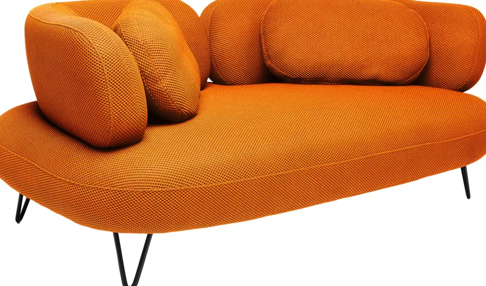 KARE Design Bank 2-zits Peppo Orange 182cm Outlet
