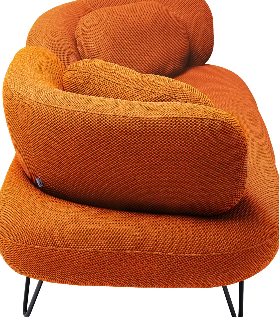 KARE Design Bank 2-zits Peppo Orange 182cm Outlet
