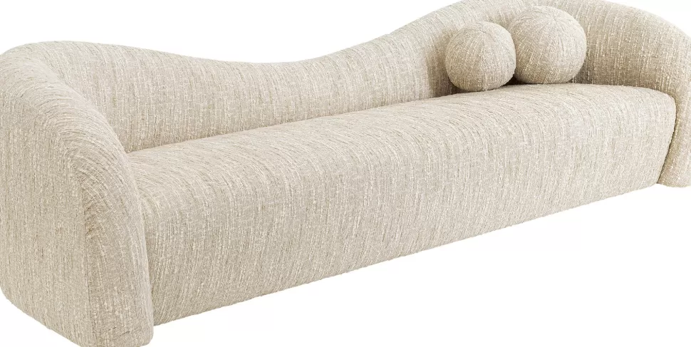 KARE Design Bank 3-zits Livia Melange Cream 261cm Fashion