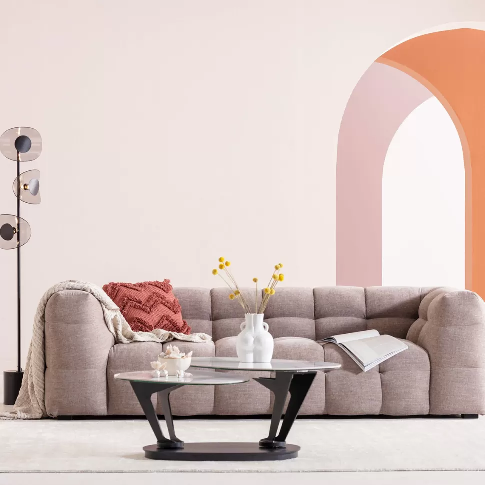 KARE Design Bank 3-zits Salamanca Grey 240cm Sale