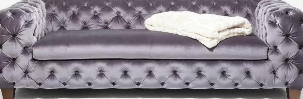 KARE Design Bank Desire 3-Zits Zilvergrijs Best