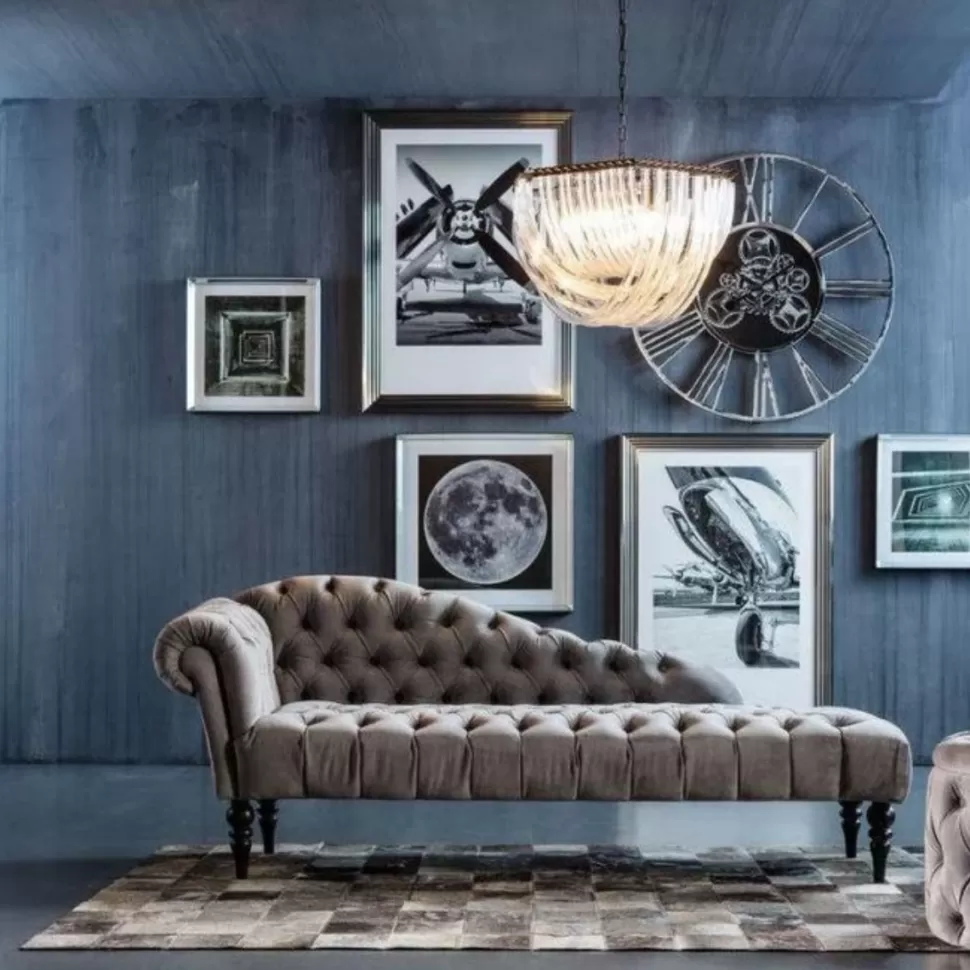 KARE Design Bank Desire Fluweel Zilvergrijs Best Sale
