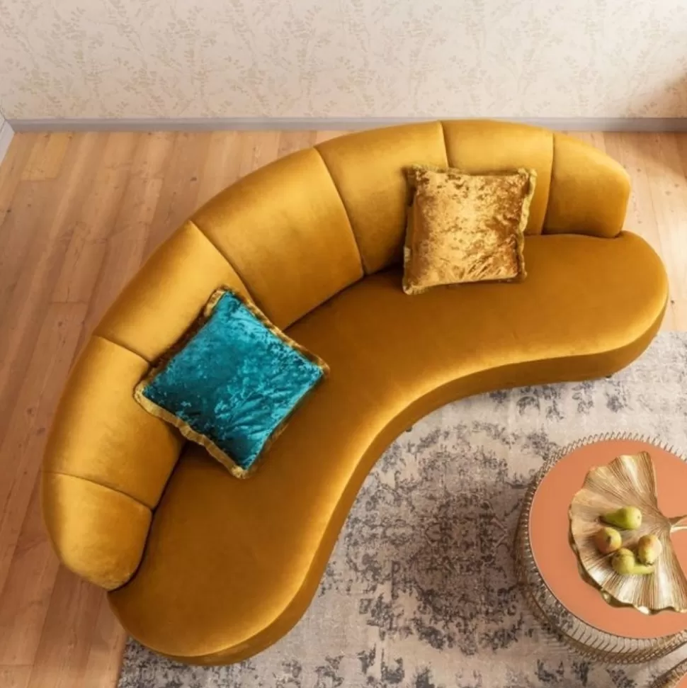 KARE Design Bank Dschinn 3-Zits Amber 233cm Best