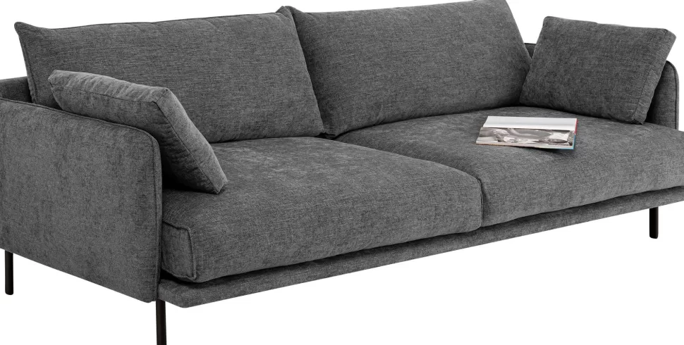 KARE Design Bank Edna 3-zits Grey 245cm Flash Sale