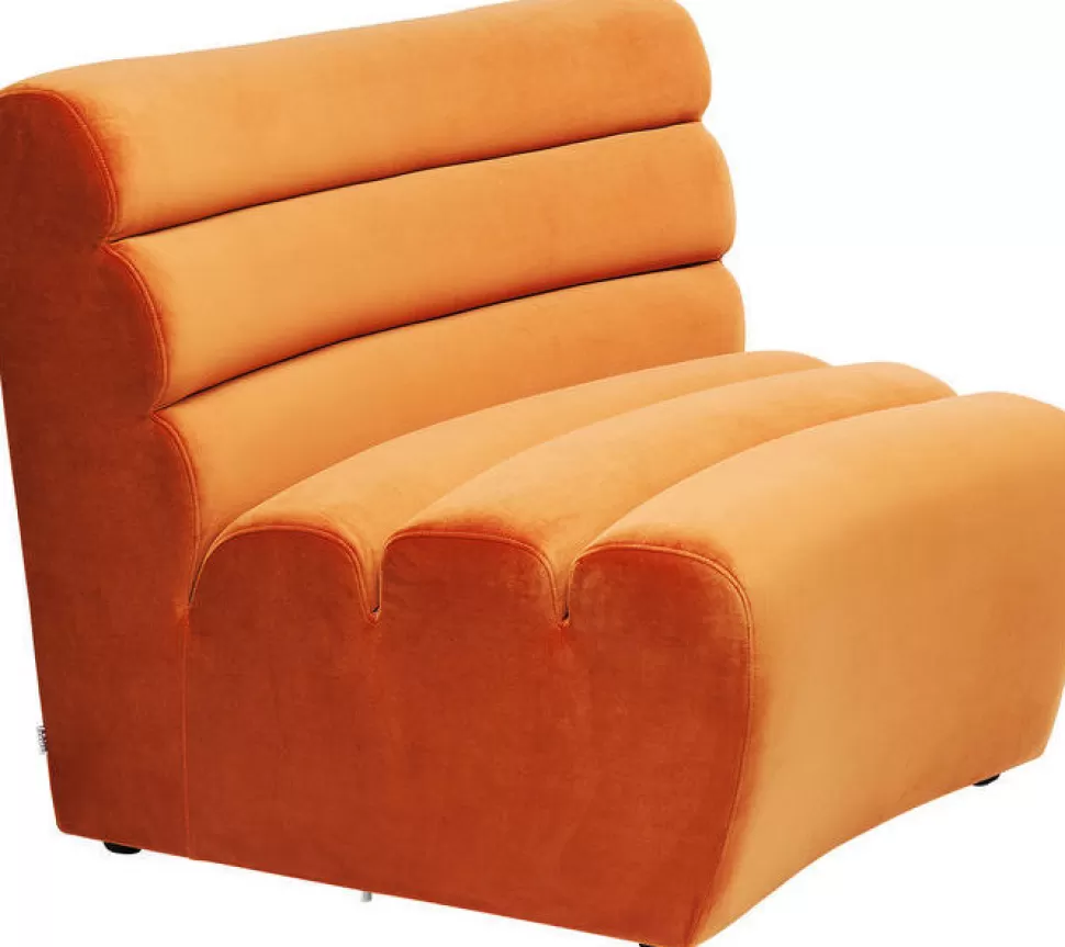 KARE Design Bank Element Wave Oranje Fashion