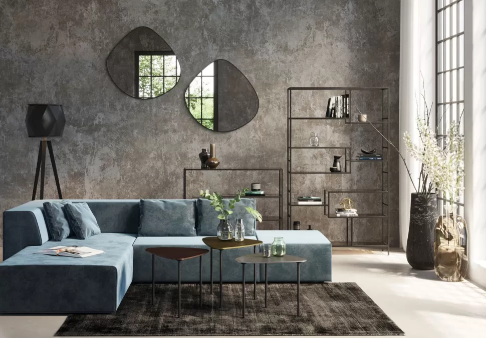 KARE Design Bank Infinity Fluweel Oceaan Links Discount