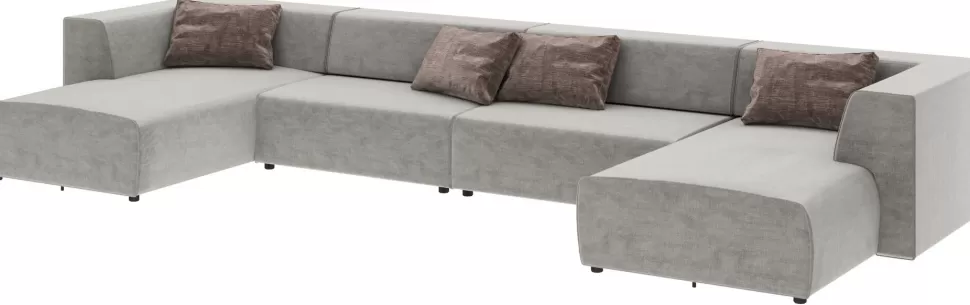 KARE Design Bank Infinity Malibu Grijs 434cm Store