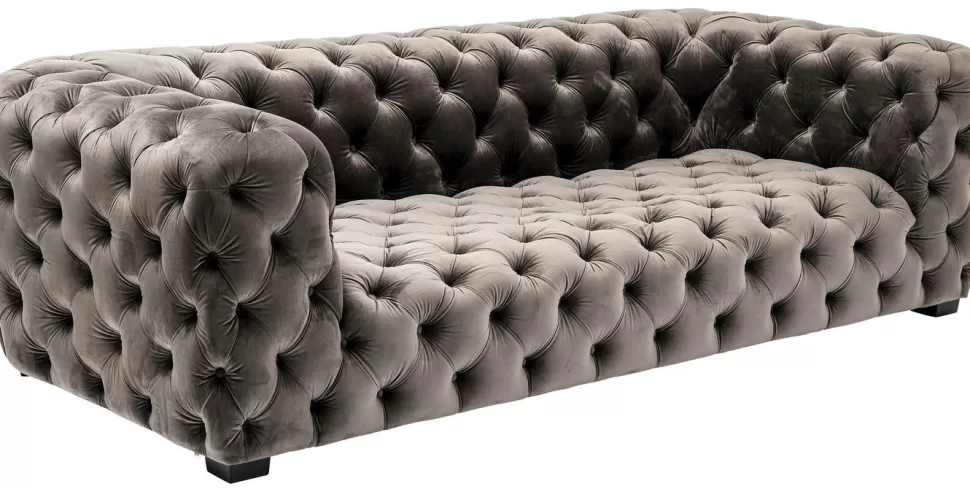 KARE Design Bank Metropol 3-Zits Grijs 238cm Hot