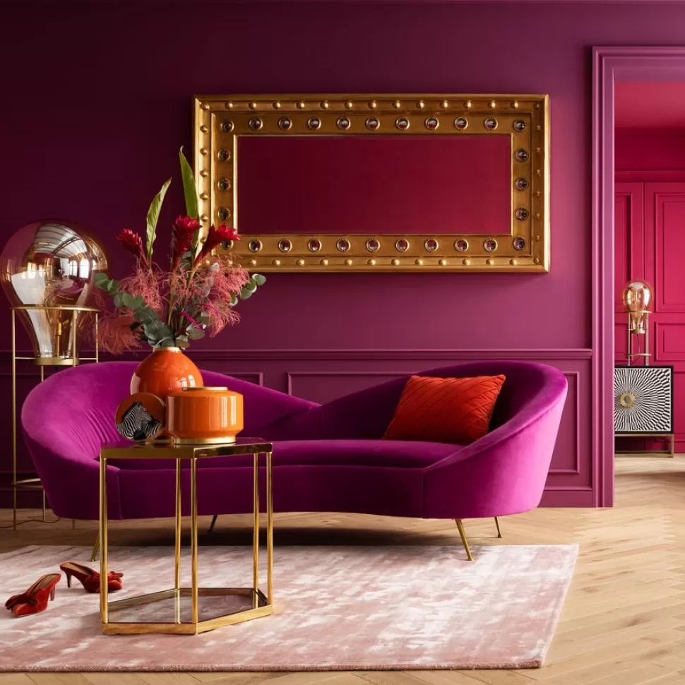 KARE Design Bank Night Fever 3-Zits Lila Best Sale