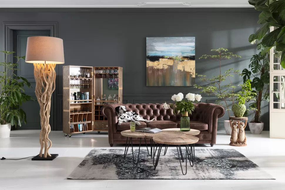 KARE Design Bank Oxford 3-Zits Vintage Smart Shop