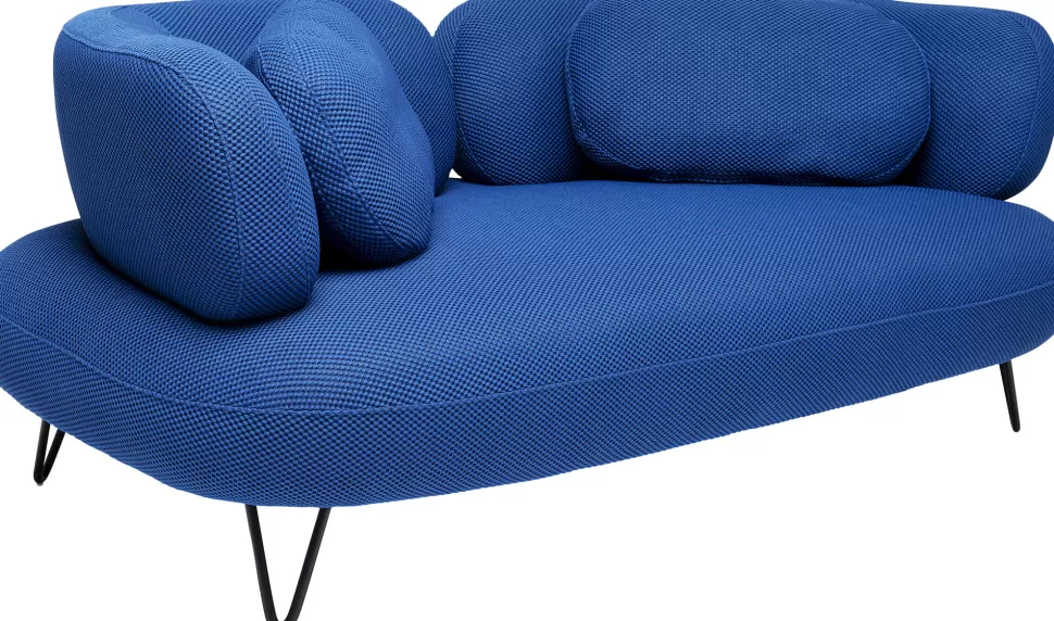 KARE Design Bank Peppo 2-Seater Blue 182cm Outlet