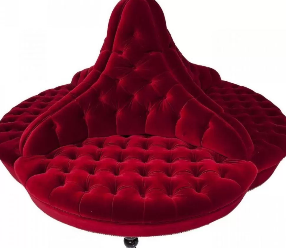 KARE Design Bank Rond Boudoir 4-Zits Klein Outlet
