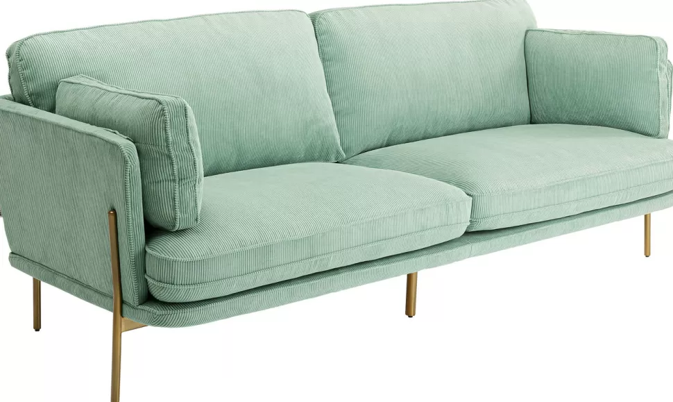 KARE Design Bank Shirly 3-Zits Mint Best Sale