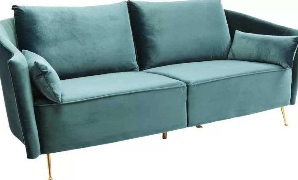 KARE Design Bank Vegas Forever 3-Zits Petrol-Blauw Sale
