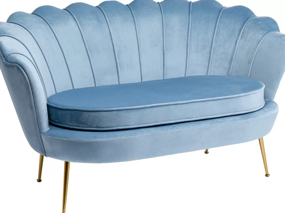 KARE Design Bank Water Lily 2-Zits Aqua 132cm Sale
