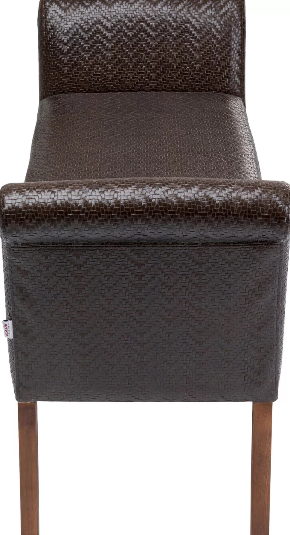 KARE Design Bankje Motley Zigzag Brown Cheap