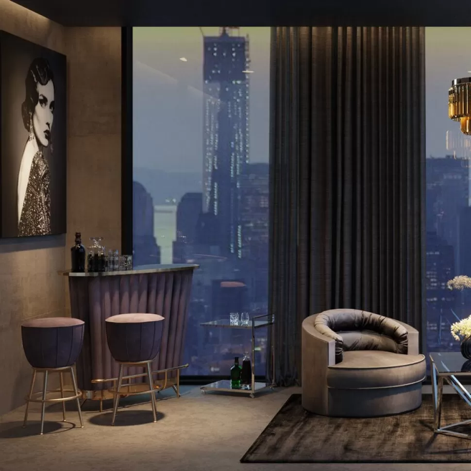 KARE Design Bar After Work Chroom Outlet