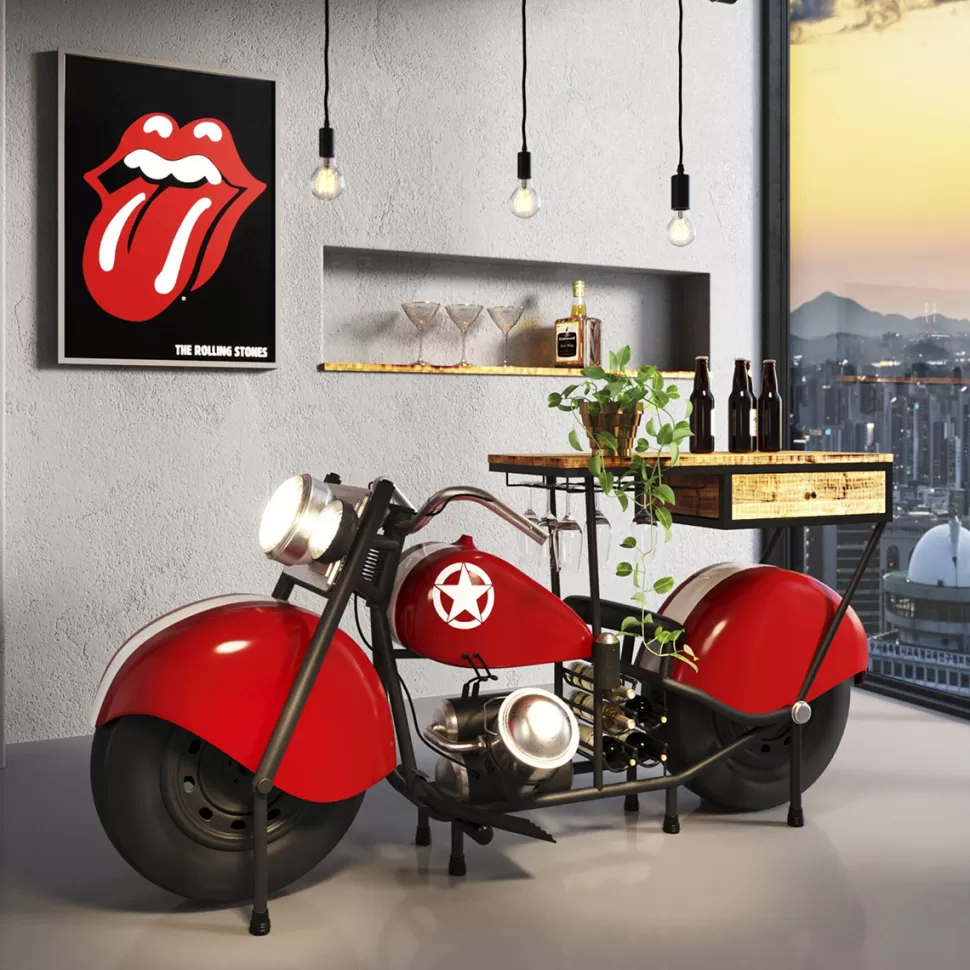 KARE Design Bar Motorbike Red Cheap