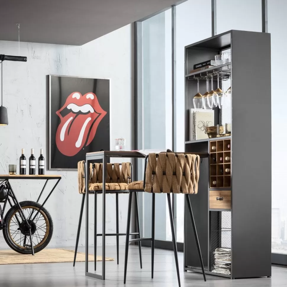 KARE Design Barkruk Cheerio Geel Fashion