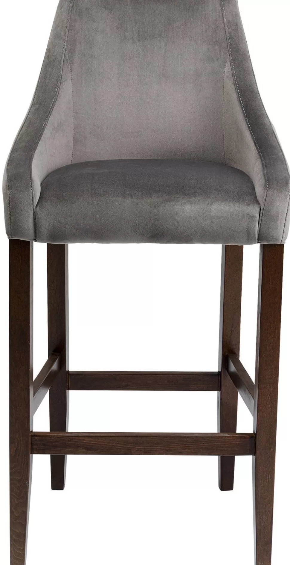 KARE Design Barkruk Mode Fluweel Grijs Outlet