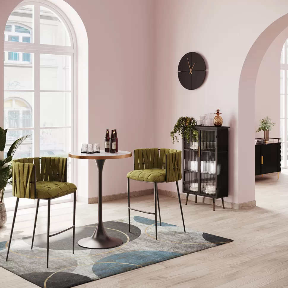 KARE Design Barkruk Saluti Dark Green Hot