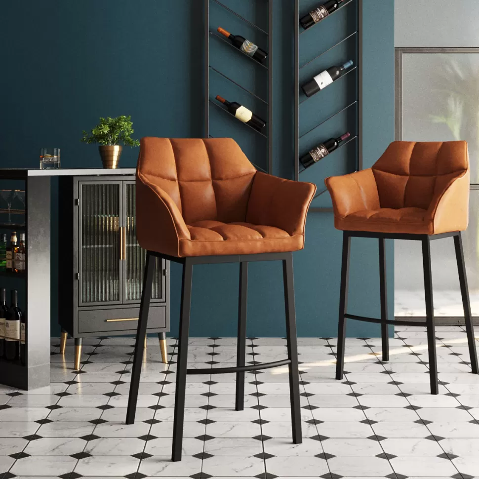 KARE Design Barkruk Thinktank Vier Poten Bruin Best