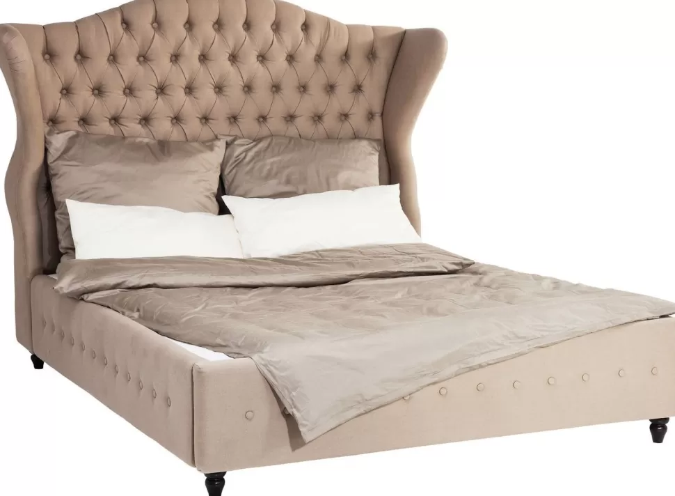 KARE Design Bed City Spirit Linnen Natuurlijk 160x200cm Cheap