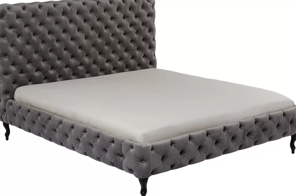 KARE Design Bed Desire Hoog Zilvergrijs 160x200cm Best