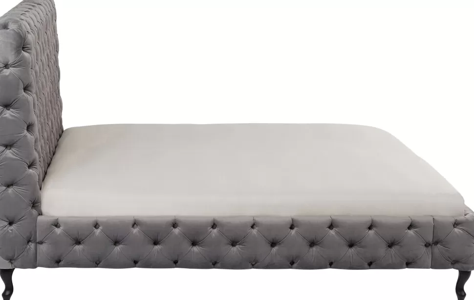 KARE Design Bed Desire Hoog Zilvergrijs 160x200cm Best