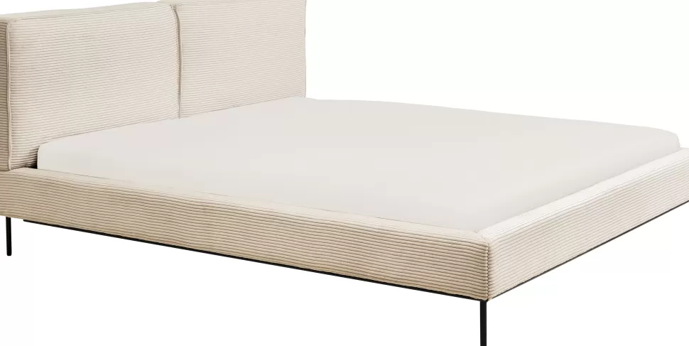 KARE Design Bed East Side Cord Creme 160x200cm Online