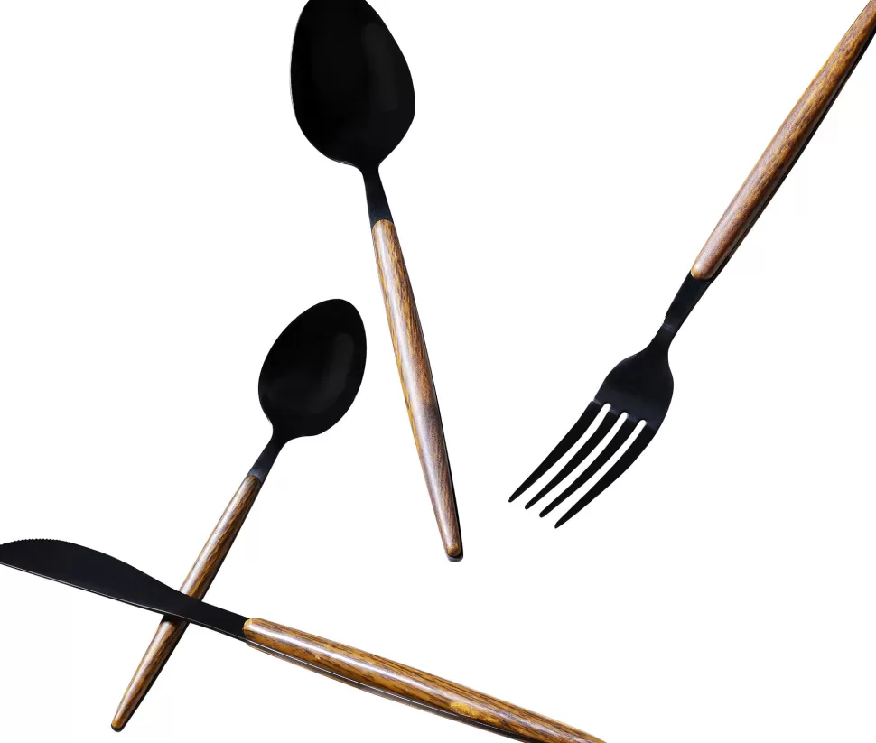 KARE Design Bestek Paris Black Matt (16/part) Discount
