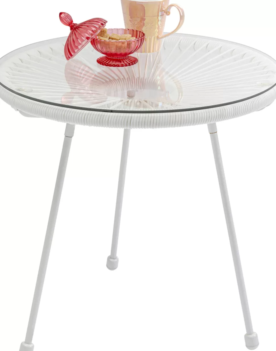 KARE Design Bijzettafel Acapulco Wit Cheap
