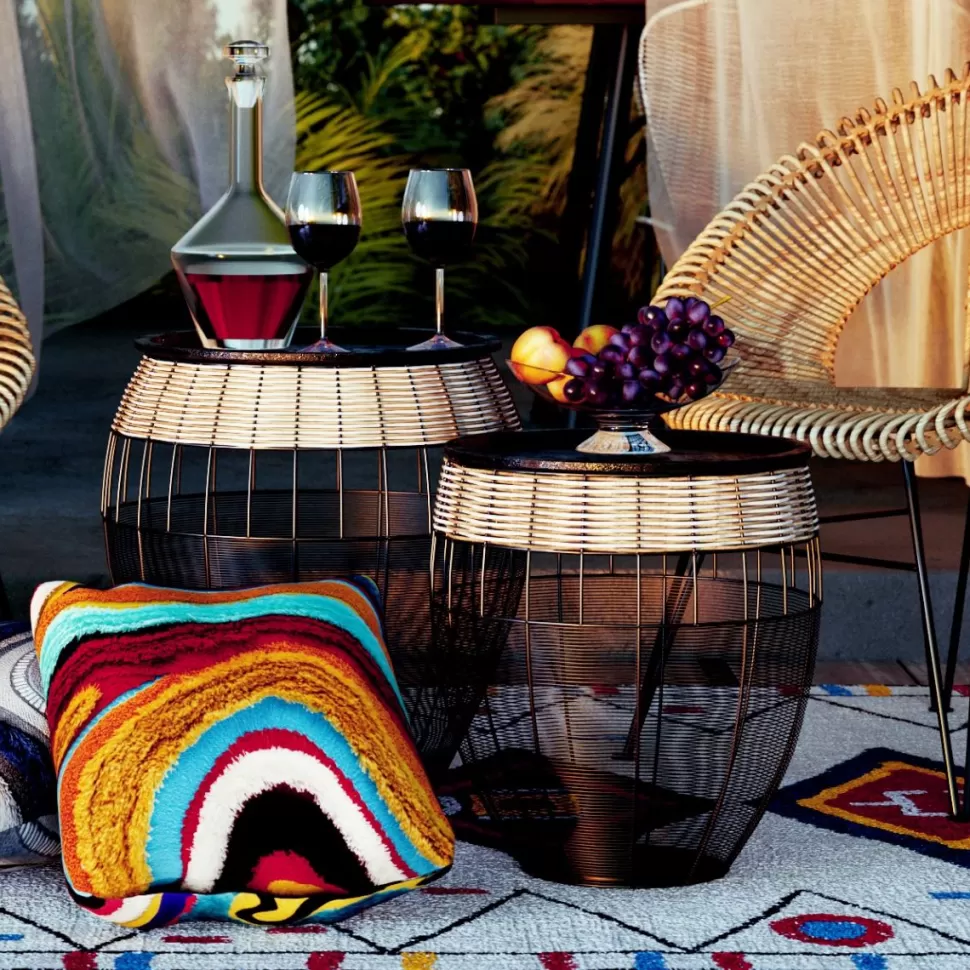 KARE Design Bijzettafel African Drums (2-delig) Discount
