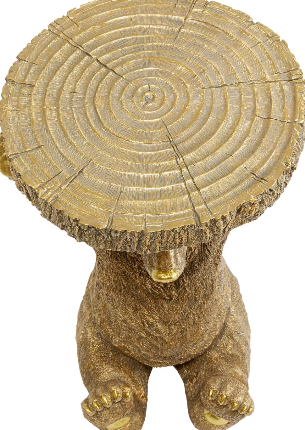 KARE Design Bijzettafel Animal Beer Goud 35x34cm Outlet