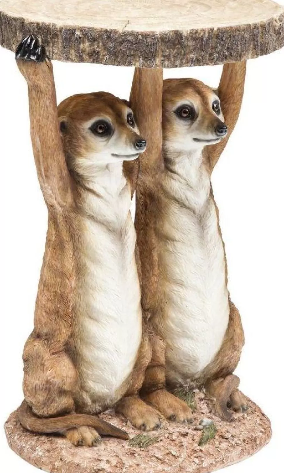 KARE Design Bijzettafel Animal Meerkat Sisters Ø33cm Cheap