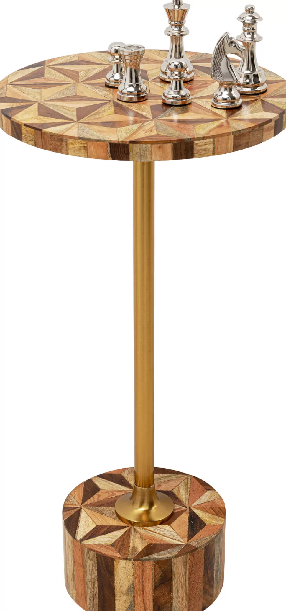 KARE Design Bijzettafel Domero Geo Brown Ø25cm Cheap