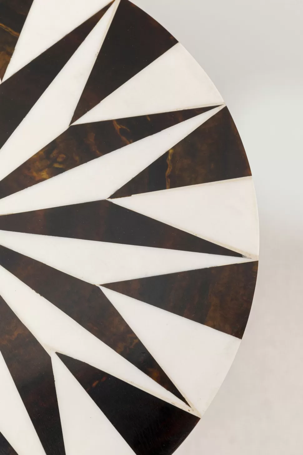 KARE Design Bijzettafel Domero Star Brown White Ø25cm Hot