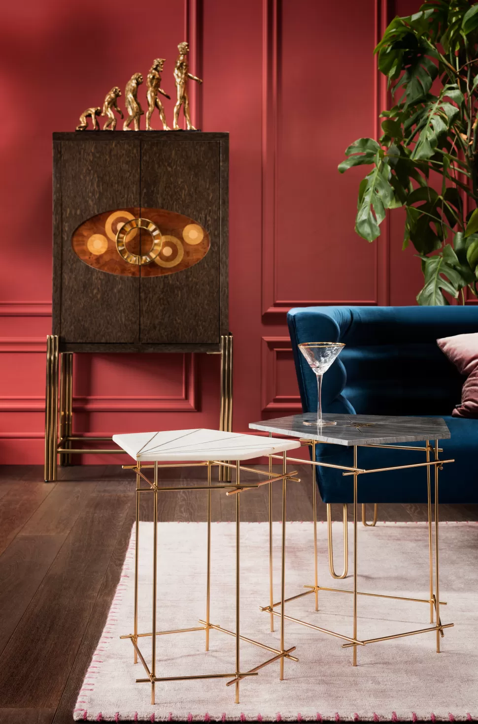 KARE Design Bijzettafel Mystic Pentagon Big Hot