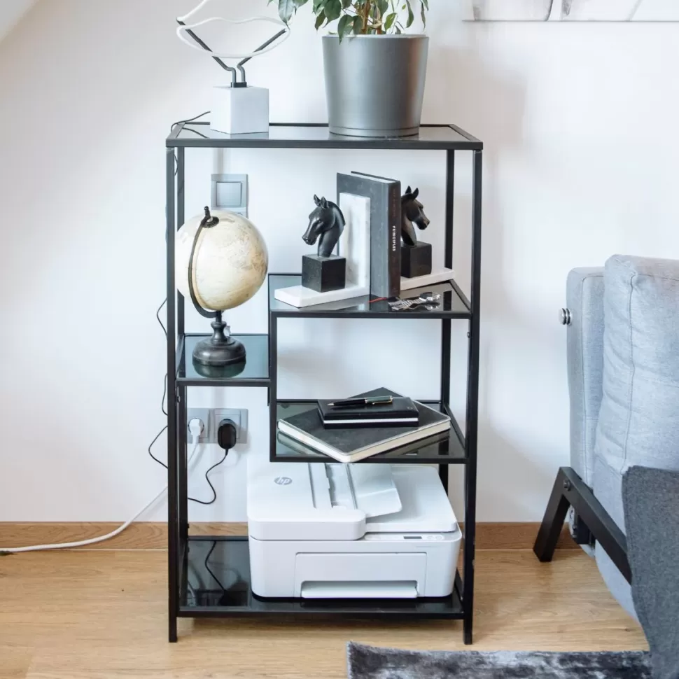KARE Design Boekenkast Loft Zwart 100x60cm Store