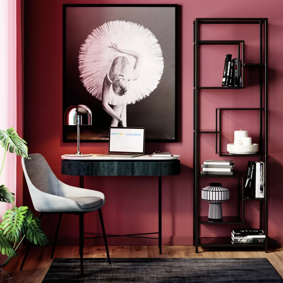 KARE Design Boekenkast Loft Zwart 195x60cm Best Sale