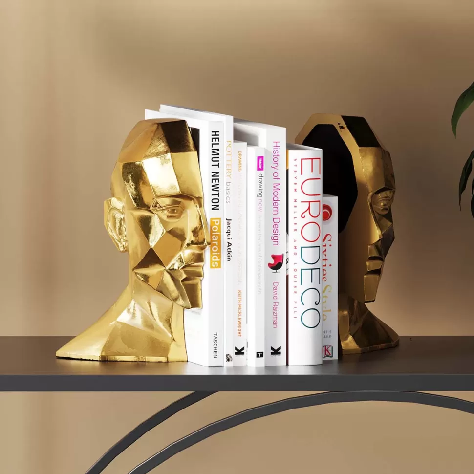 KARE Design Boekensteun Face (Set Van 2) Outlet