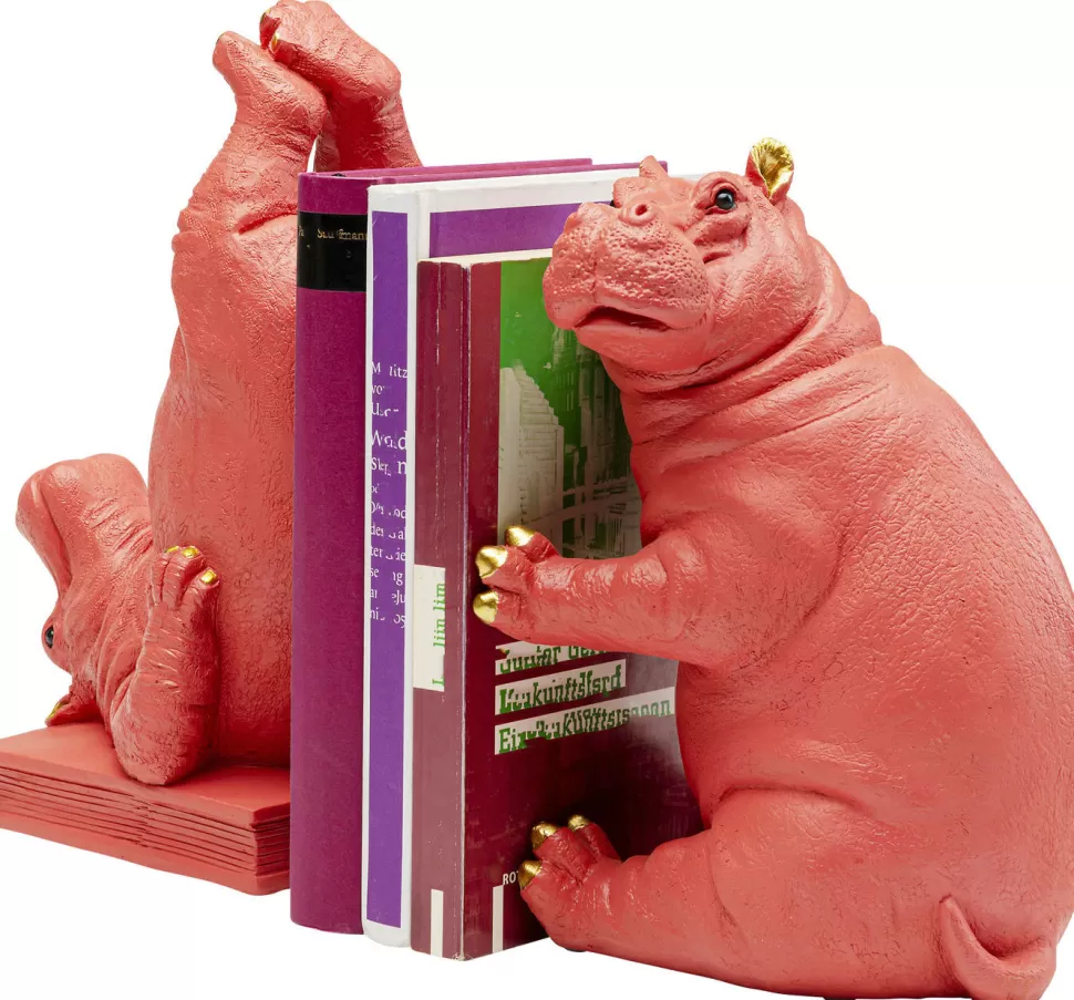 KARE Design Boekensteun Nijlpaard Roze (2-delig) Fashion
