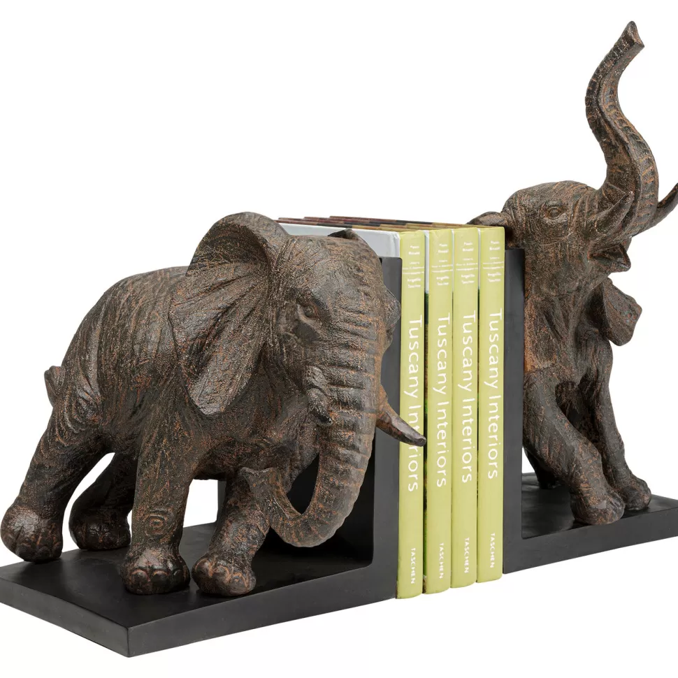 KARE Design Boekensteun Olifanten 25cm (2-delig) Clearance