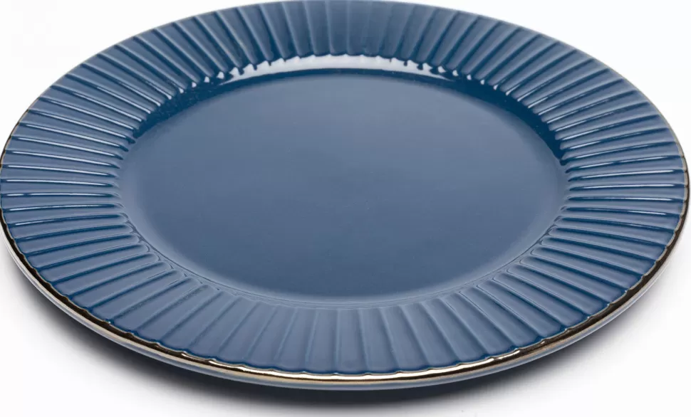 KARE Design Bord Muse Blue Ø27cm Store