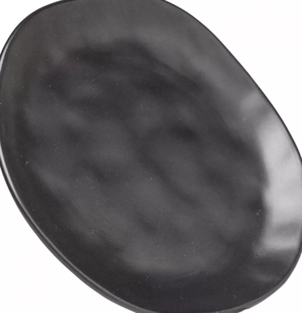 KARE Design Bord Organic Zwart Ø20cm Hot