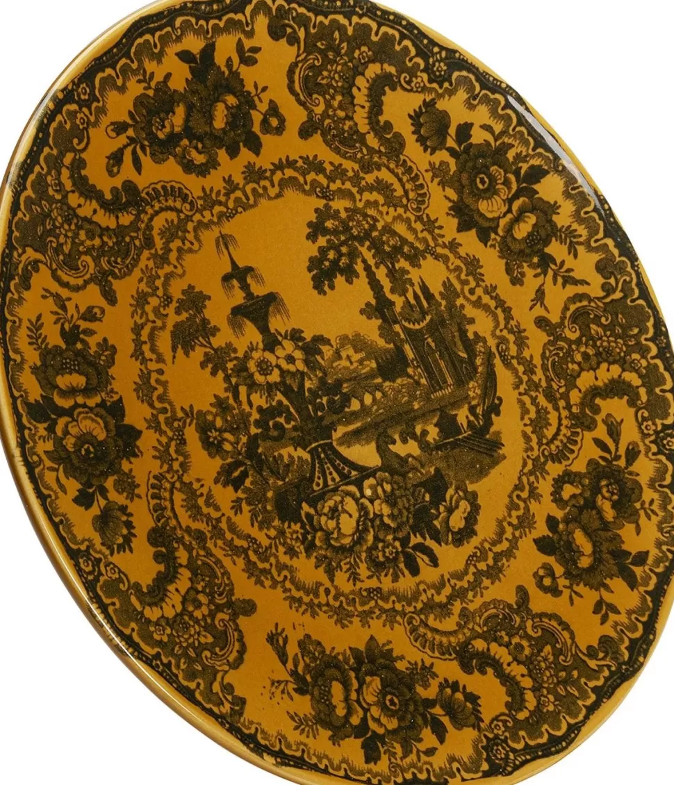 KARE Design Bord Sakura Geel Ø22cm Flash Sale