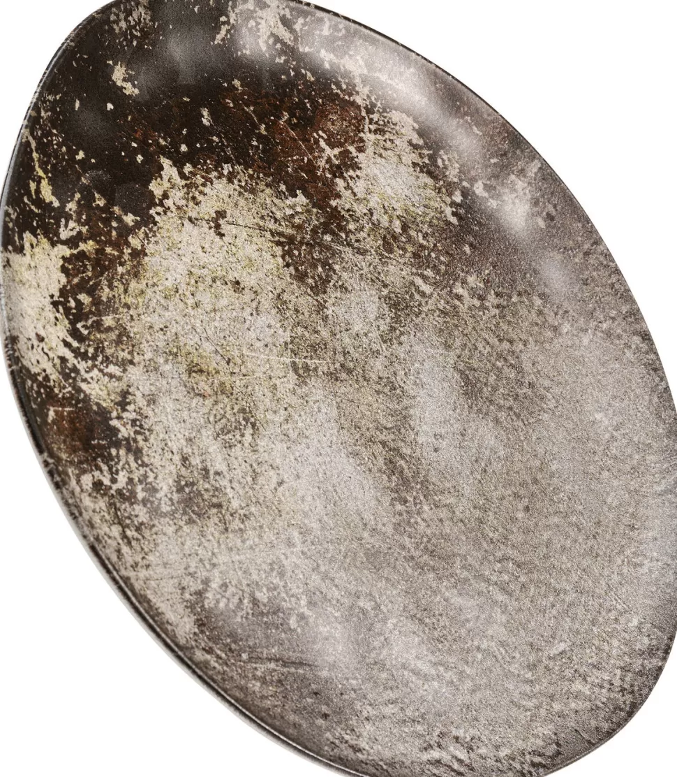 KARE Design Bord Savannah Brown/Grey Matt Ø20cm Fashion