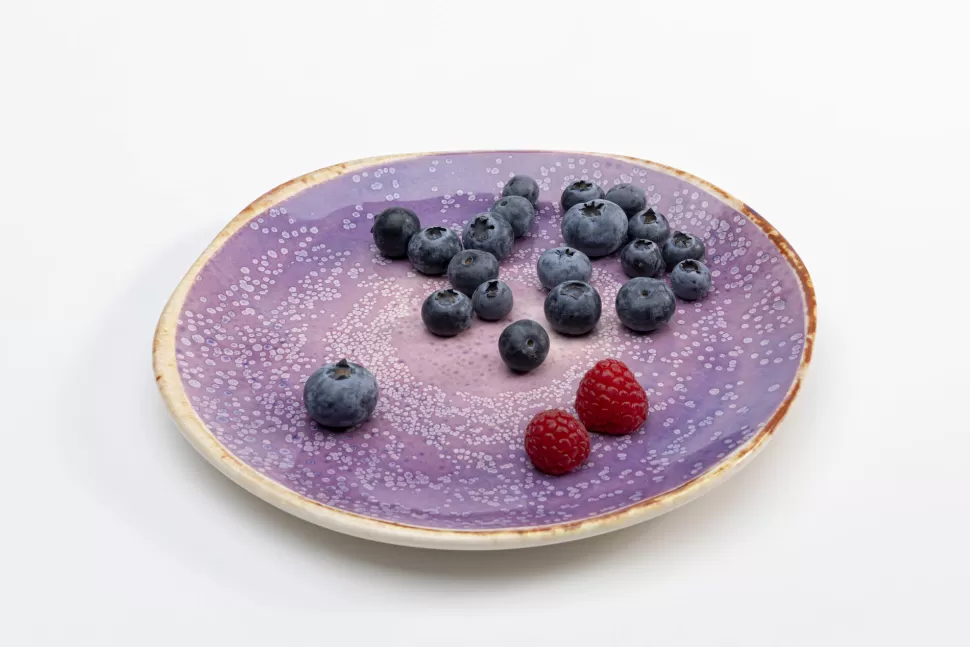 KARE Design Bord Shirley Violet Ø21cm Cheap