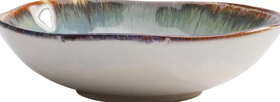 KARE Design Bord Tief Laguna Blauw Ø20cm Sale